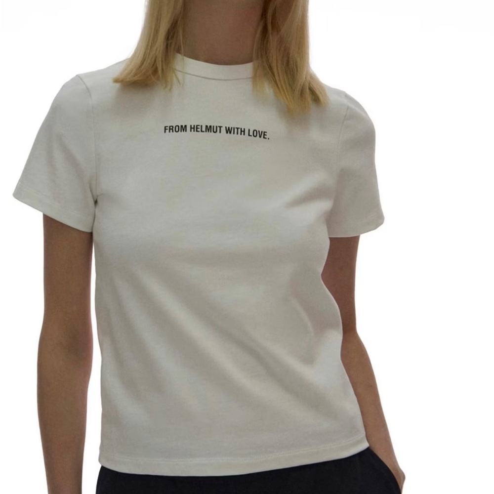 Postcard baby tee